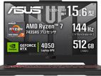 Asus TUF Ryzan 7 RTX4050 16GB/512GB NVME 15.6FHD