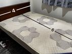 Teak Wooden Bed With Mattress