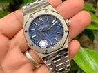 Audemars Piguet Royal Oak Blue Watch - (copy)