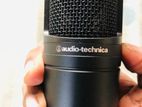 Audio technica AT2020 condenser microphone with mic