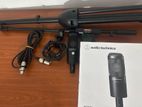 Audio-Technica AT2035 Mic Full Set with Weida Stand