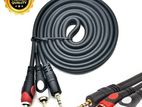 Audio Video Aux 2rc mic Cable