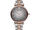 Authentic Emporio Armani Ladies Two-Tone Luxury Watch