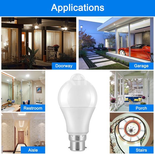 AUTO ON/OFF MOTION SENSOR BULB 7W for Sale in Colombo 12 | ikman