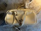 AYA white rectangular hand bag