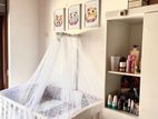 Baby Cot Bed with Mattress