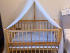 Baby Cot Crib with Mattress