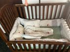 Teak Wooden Baby Cot