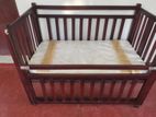 Baby Cot Mahogany