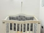 Baby Cot Mahogany Wood