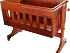 Mahogany Wooden Baby Cot