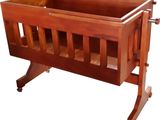 Mahogany Wooden Baby Cot