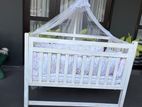 Baby Cot with Matress (full Set)