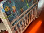 Baby Cot with Mattress