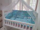 Baby Cot with Mattress