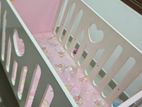 baby cot.mahogani no used