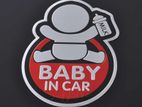 Baby in Car Badge Sticker