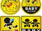 Baby In Car Sticker
