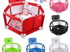 Baby Play Pen Six Side Dounded With 30 Balls