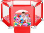 Baby Playpen Six-plate 6 Sides With Round Zipper Door(New)