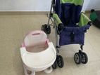 Baby Stroller and Feeding chair