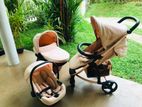 Baby Stroller with Car Sitter