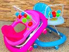 Baby Walker with Music and Adjustable Height