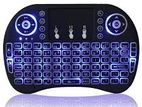 Backlit I8 Wireless Keyboard with Touchpad