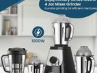 BAJAJ MILITARY SERIES 4 JAR MIXER GRINDER 1000W - EVOQUE-1000