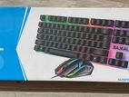 Bajeal T350 Gaming Keyboard with Mouse Combo | LED Backlit USB Wired