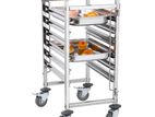 Baking Tray Trolley 06 Layers