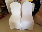 Banquet Chair Off Cream White Covers
