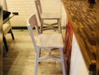 Bar Chair (white Wash Finish )
