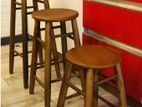 Bar stool (teak color)