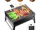Barbecue Charcoal Grill Stainless Foldable BBQ Grills Medium Size