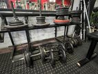 Barbell with Dumbbells