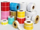 Barcode Label Sticker Roll Direct Thermal & Transfer Any Size