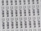 Barcode Sticker Printing