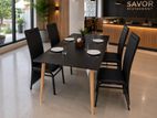 Barista dining set with 4 chairs