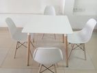 Barista Table With 4 Chair Set