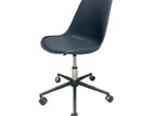 barista wheel black and white chair
