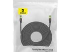 Baseus 15m High Speed CAT8 40GB Ethernet Braided Cable Custer Black 6M