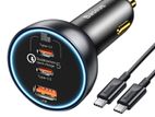 Baseus 160w Qualcomm Car Charger With Type C Cable iPhone Laptop Macbook