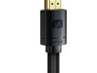 Baseus 1M 8K High Definition HDMI Adapter Cable Black 60Hz 3D HDR 48Gbps