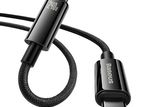 Baseus 2m 240W Tungsten Type-C to Fast Charging Data Cable Black