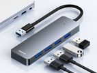 Baseus 4 Port USB 3.0 Hub for Laptop Multi Splitter Adapter