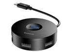 Baseus Airjoy Round Box USB 3.0 X 1 + 2.0 3 Hub Adapter