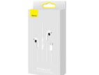 Baseus Encok C17 Type-C lateral in-ear Wired Earphone Headset - White