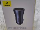 Baseus Max Dual Fast Car Charger U+U 60W
