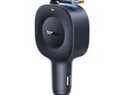 Baseus PrimeTrip VR2 30W Car Charger with Retractable Type-C Cable.